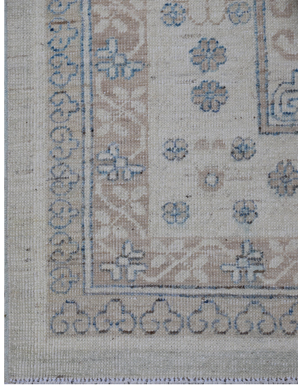 8'x10' Samarkand Khotan Design Ariana Hand-Knotted Area Rug