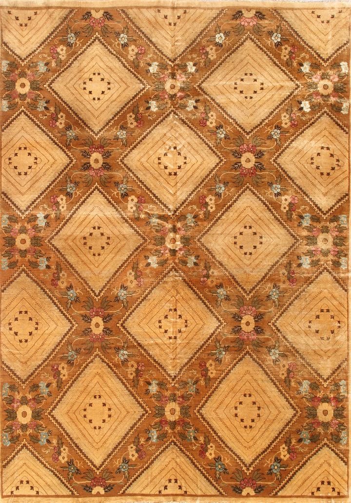 6x9 Fine Wool and Silk Ariana Traditional Rug