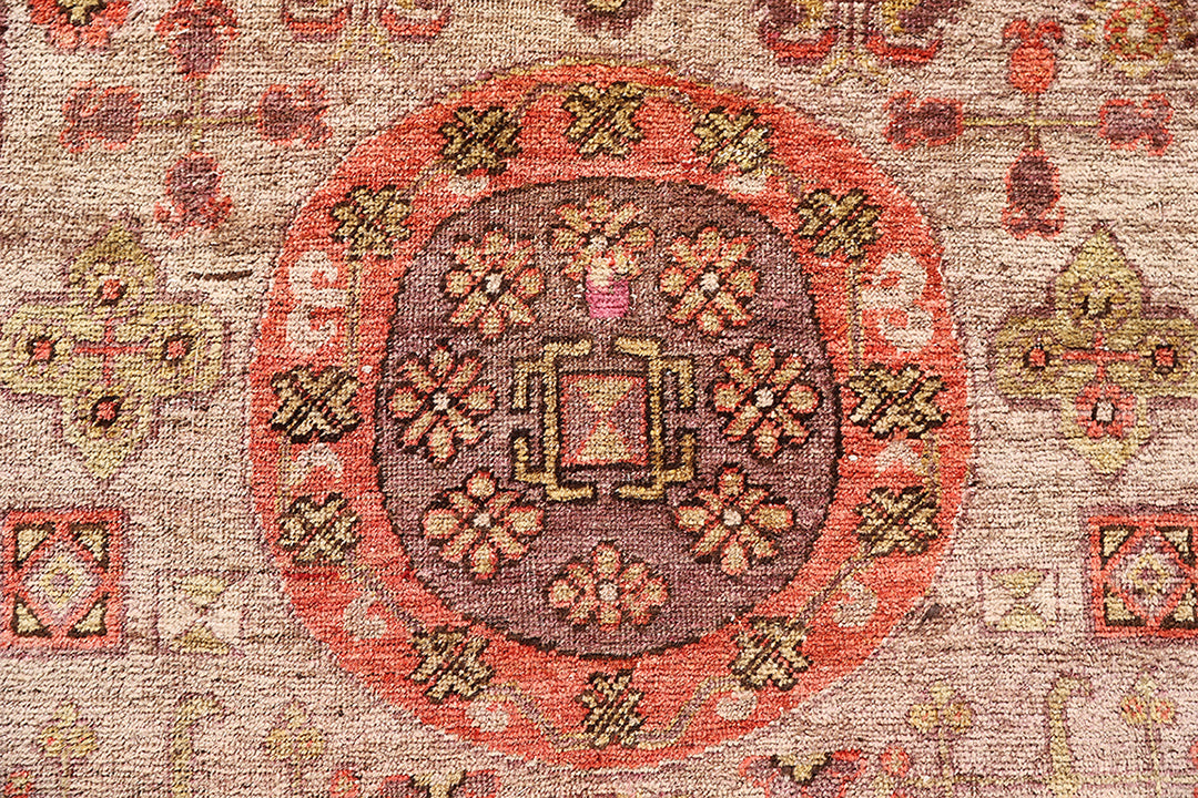 5'x10' Wool Rug | Vintage Samarkand Khotan Area Rug
