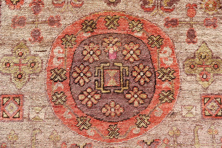 5'x10' Wool Rug | Vintage Samarkand Khotan Area Rug